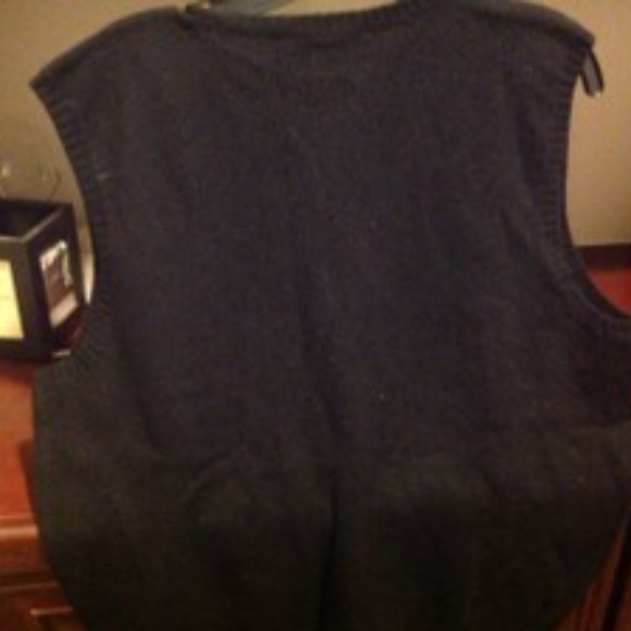 Polo Ralph Lauren Black By Lamb Wool Vest Size: 12 (L) Length: Mid-Length - Picture 3 of 8